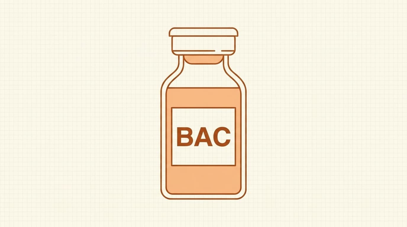 Bacteriostatic Water: What the 0.9% Actually Is, and How Much of It You Inject